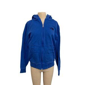 The North Face Mens Blue Full-Zip Hoodie Jacket